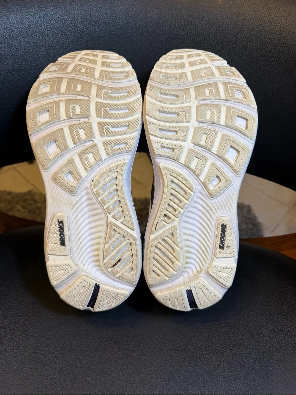 Brooks Ghost 17 Women's Running Shoes White/Black/Rose Gold 8.5 1204311B105